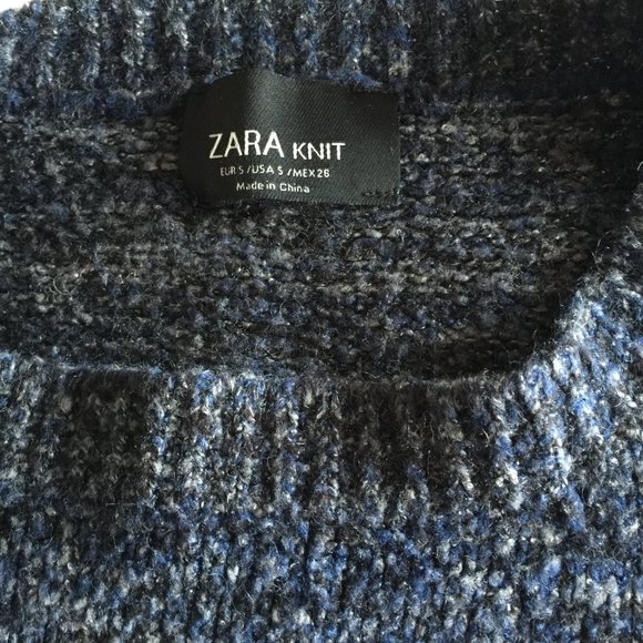 2/$25 💙ZARA oversized knit sweater - Picture 3 of 4
